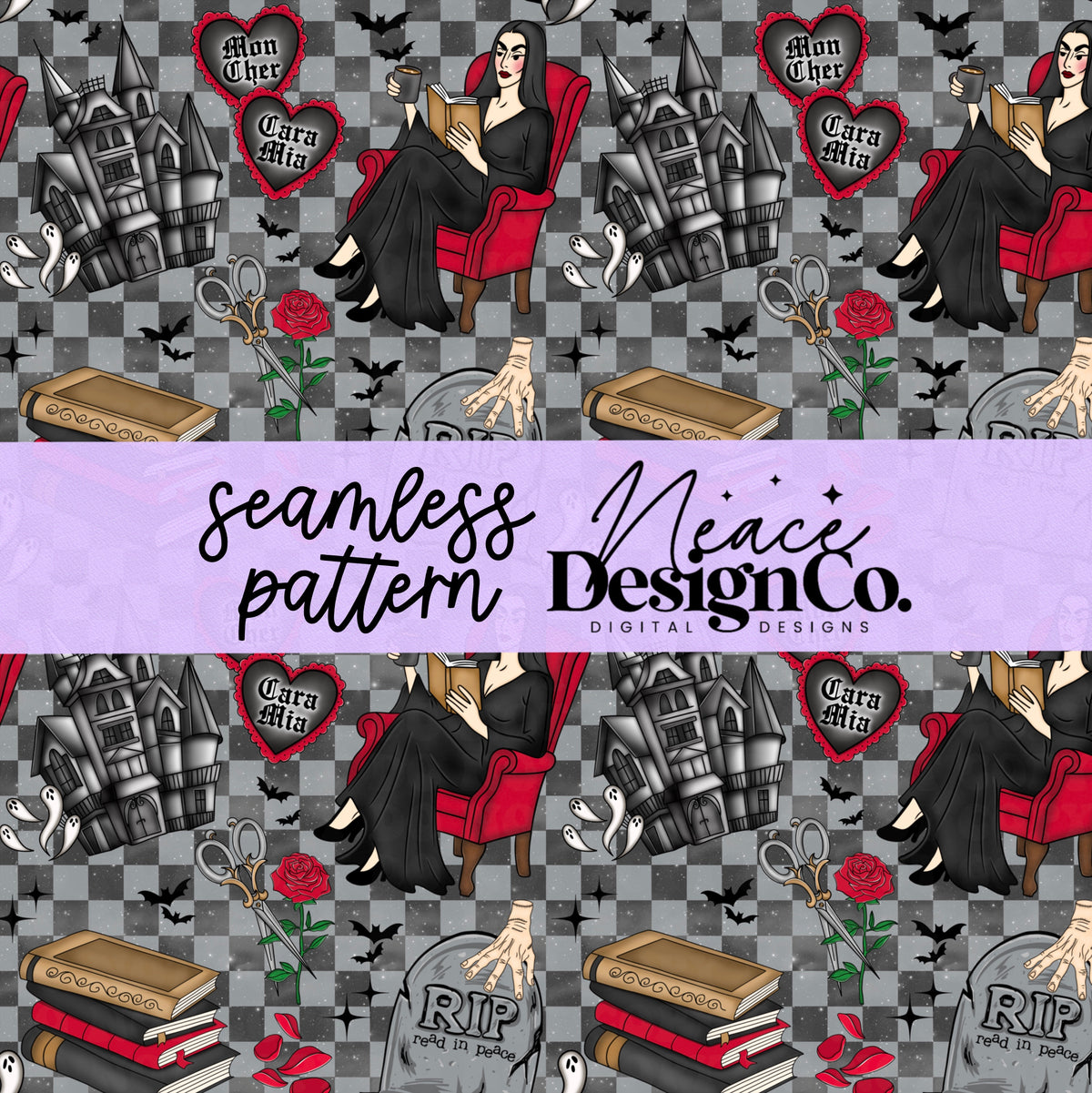 Screamless Patterns Scream If You Need Anything Seamless Digital PNG – Neace Design Co ...