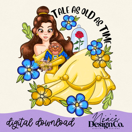 Tale as Old as Time Digital PNG