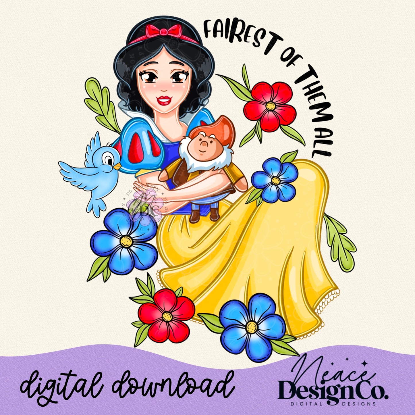 Fairest of Them all Digital PNG