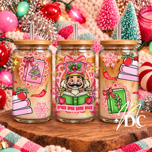 Crack Open Some Spice Glass Can Wrap Digital PNG