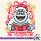 Naughty Girls Read Monster Romance Digital PNG