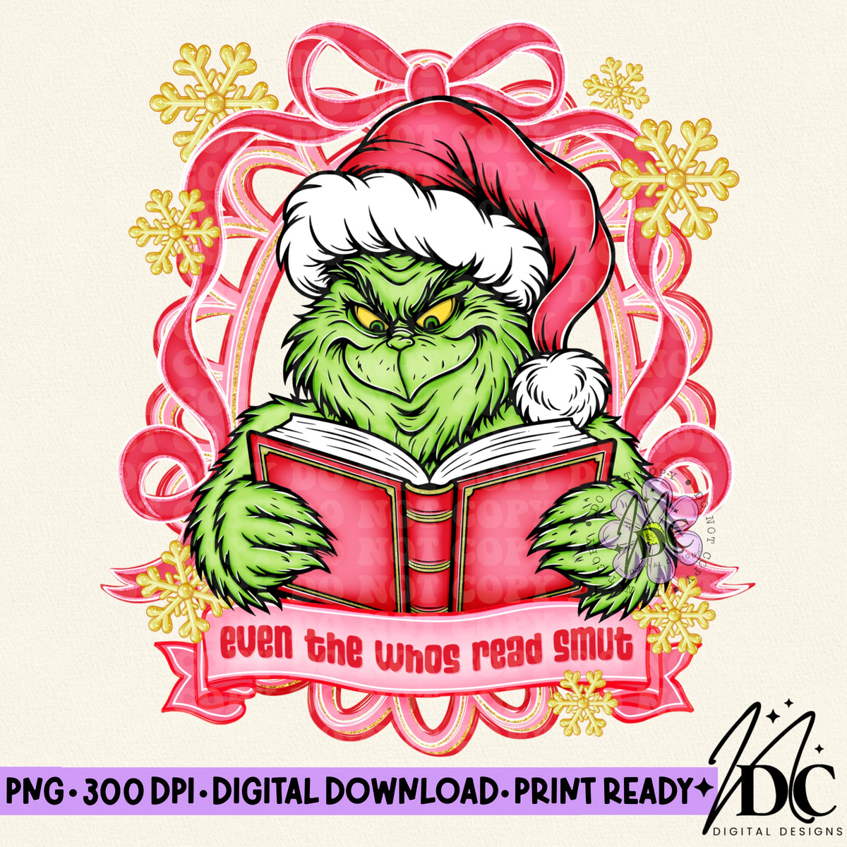 Even the Whos Read Smut Digital PNG
