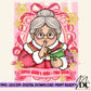 Santa Doesn't Know I Read Smut Digital PNG