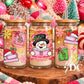 Frosty Little Bookworm Glass Can Wrap Digital PNG