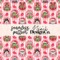 Striped Spicy Christmas Bookish Seamless Digital PNG