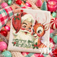 Vintage Merry & Bright Santa Digital PNG