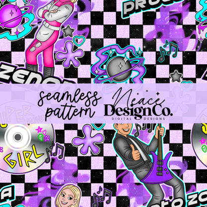 Zenon Seamless Digital PNG