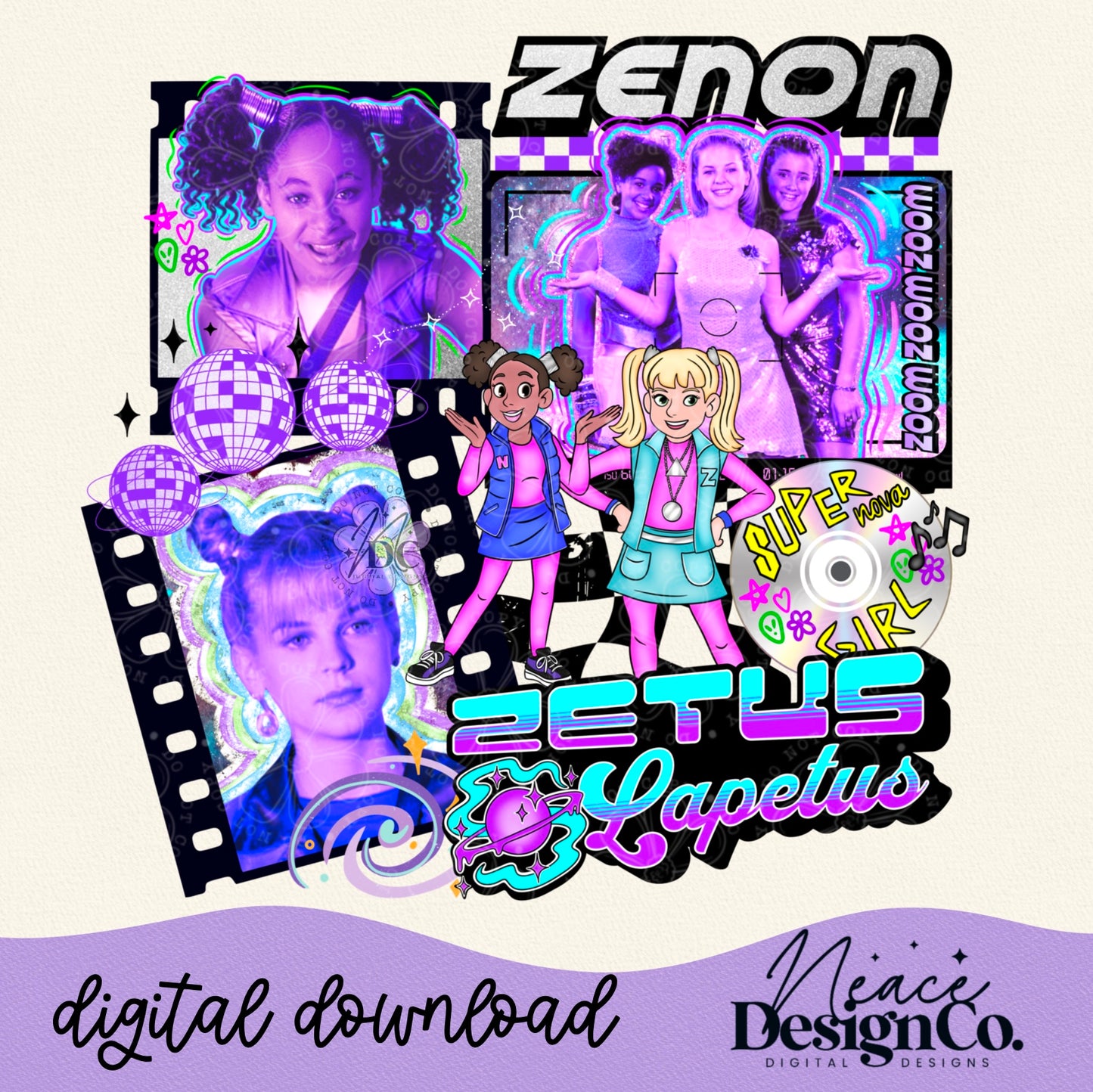 Zenon Collage Digital PNG