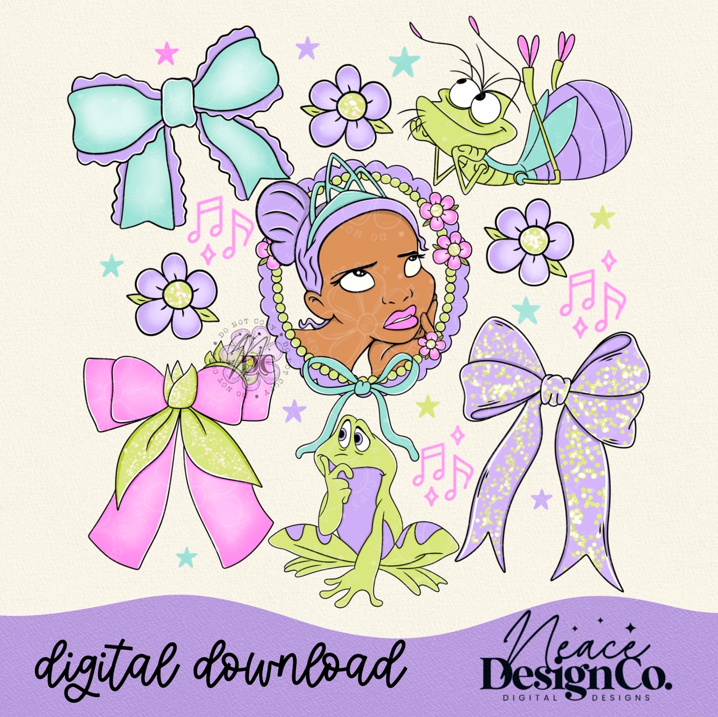Character Bow Collage Solo Bundle
