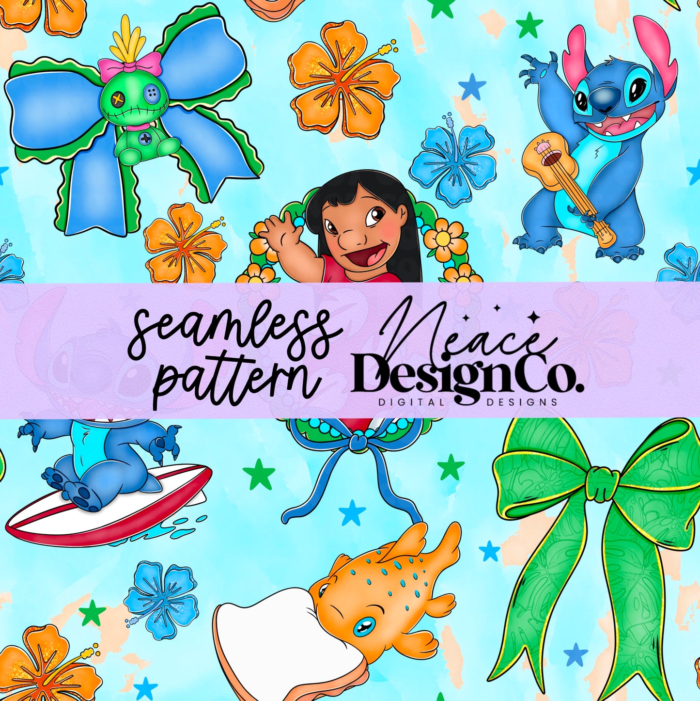 Character Bow Collage Solo Bundle