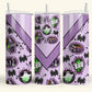 Bright Spooky Stamp Collage Tumbler Digital PNG