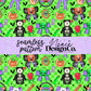 90's Halloween Bow Seamless (2 Colors) Digital PNG