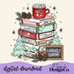 Currently Reading Winter Bookstack Digital PNG