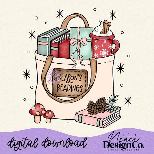 Season's Readings Digital PNG