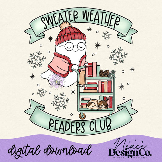 Winter Sweater Weather Digital PNG