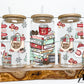 Currently Reading Winter Bookstack Glass Can Wrap Digital PNG