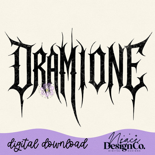 Dramione Single Color Digital PNG