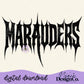 Marauders Single Color Digital PNG