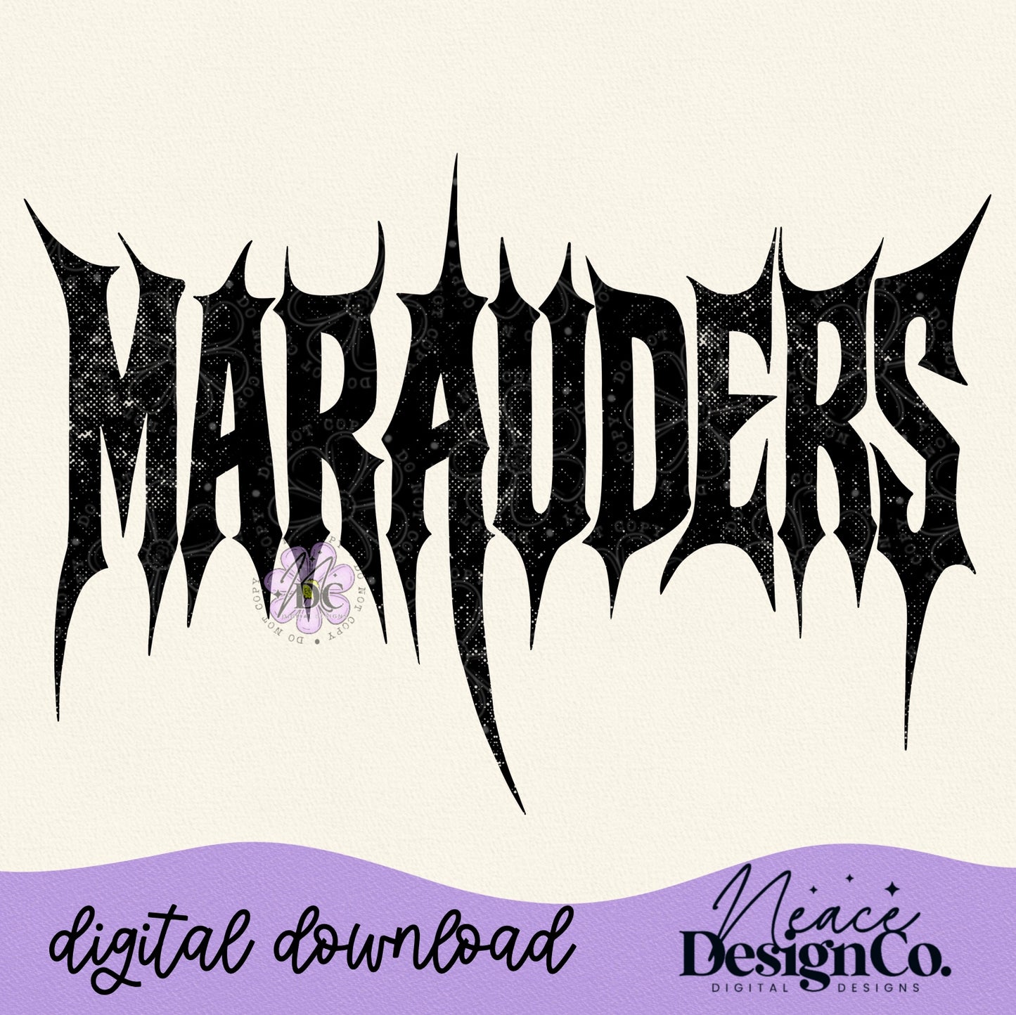 Marauders Single Color Digital PNG