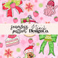 Shortcake Christmas Seamless Digital PNG