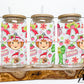 Shortcake Christmas Glass Can Wrap Digital PNG