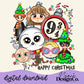 Happy Christmas HP Digital PNG