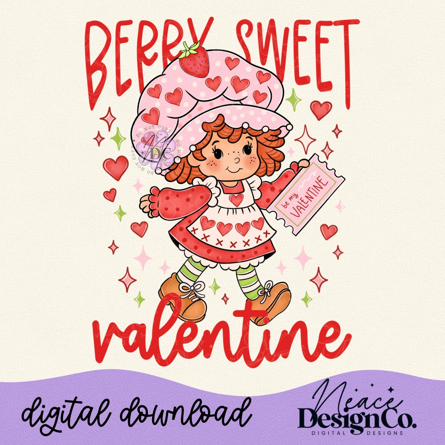 Berry Sweet Valentine Digital PNG