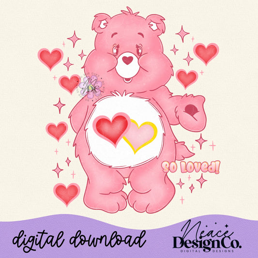 Carebear So Loved Digital PNG