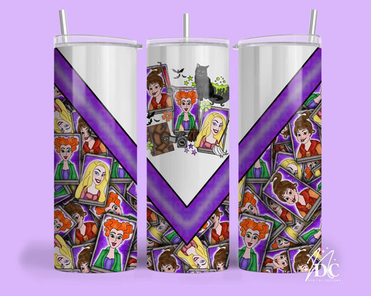 Sanderson Sisters Tarot Tumbler Digital PNG
