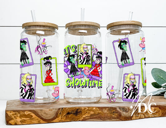 It's Showtime Tarot 16 oz Glass Wrap Digital PNG