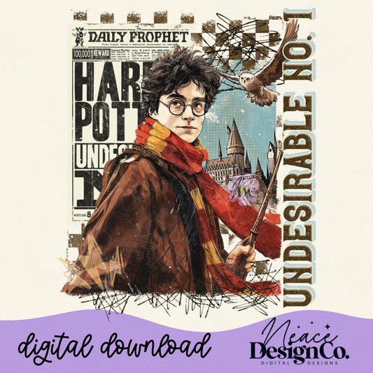 Undesirable No. 1 Digital PNG