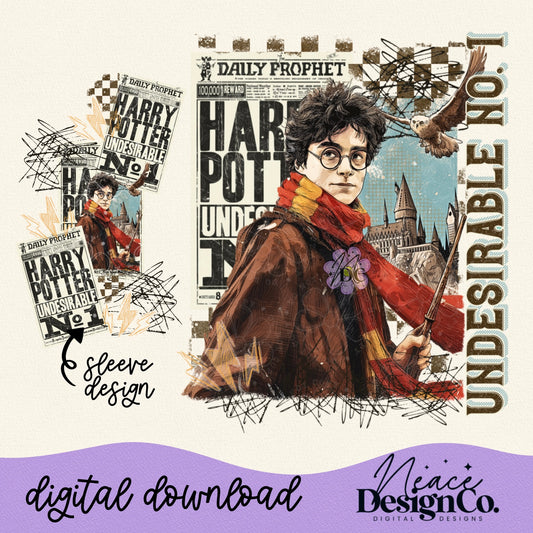 Undesirable No. 1 w/ Sleeve Digital PNG