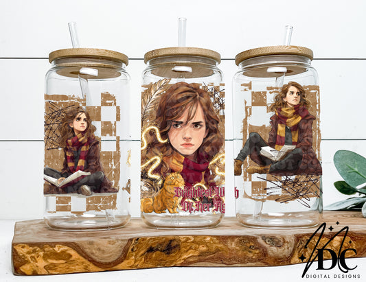 Brightest Witch of her Age Glass Can Wrap Digital PNG
