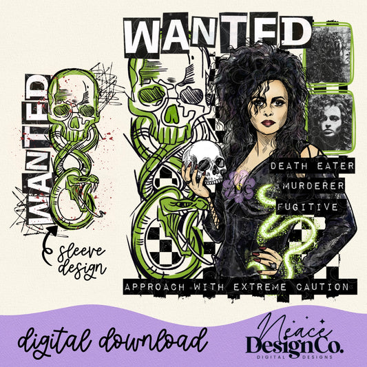 Wanted Death Eater w/Sleeve Digital PNG