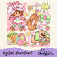 Easter Strawberry Shortcake Digital PNG