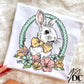 Bowtie Spring Bunny Digital PNG