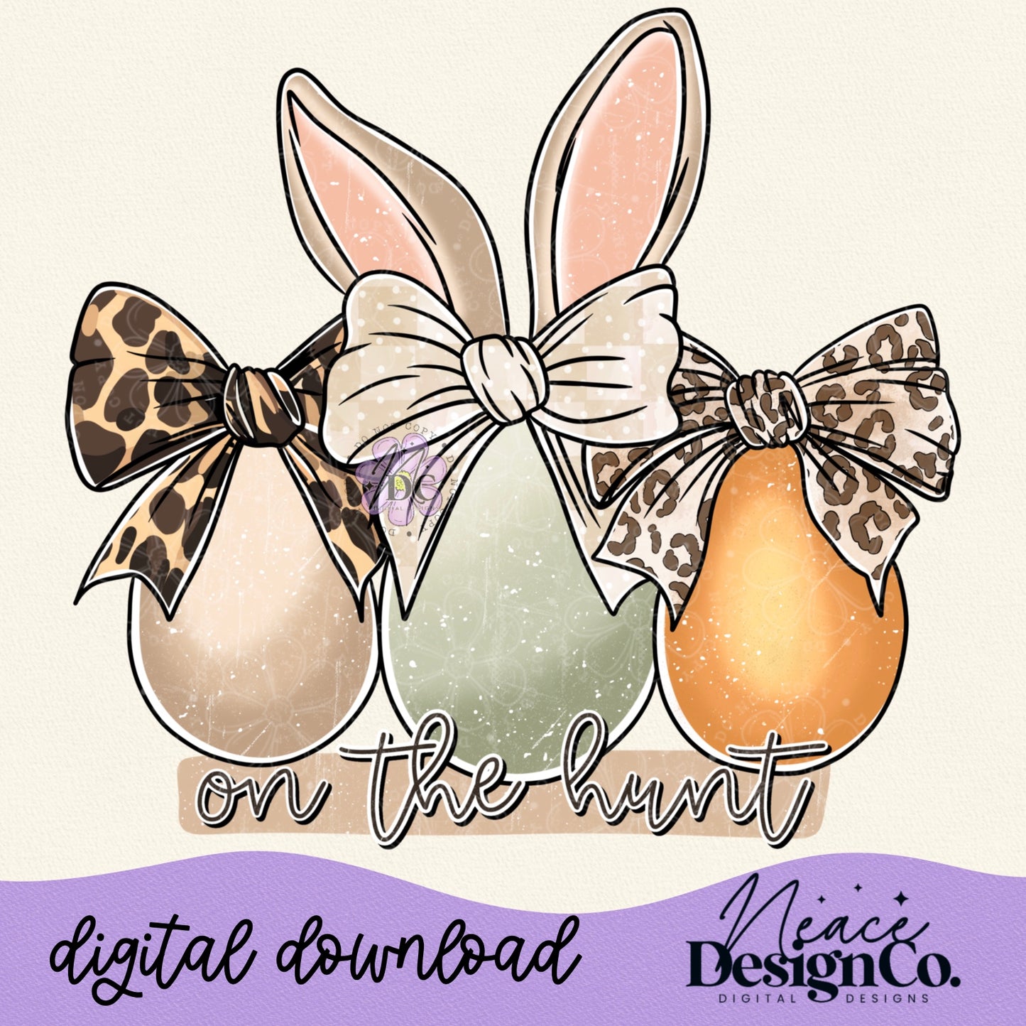 On the Hunt Digital PNG