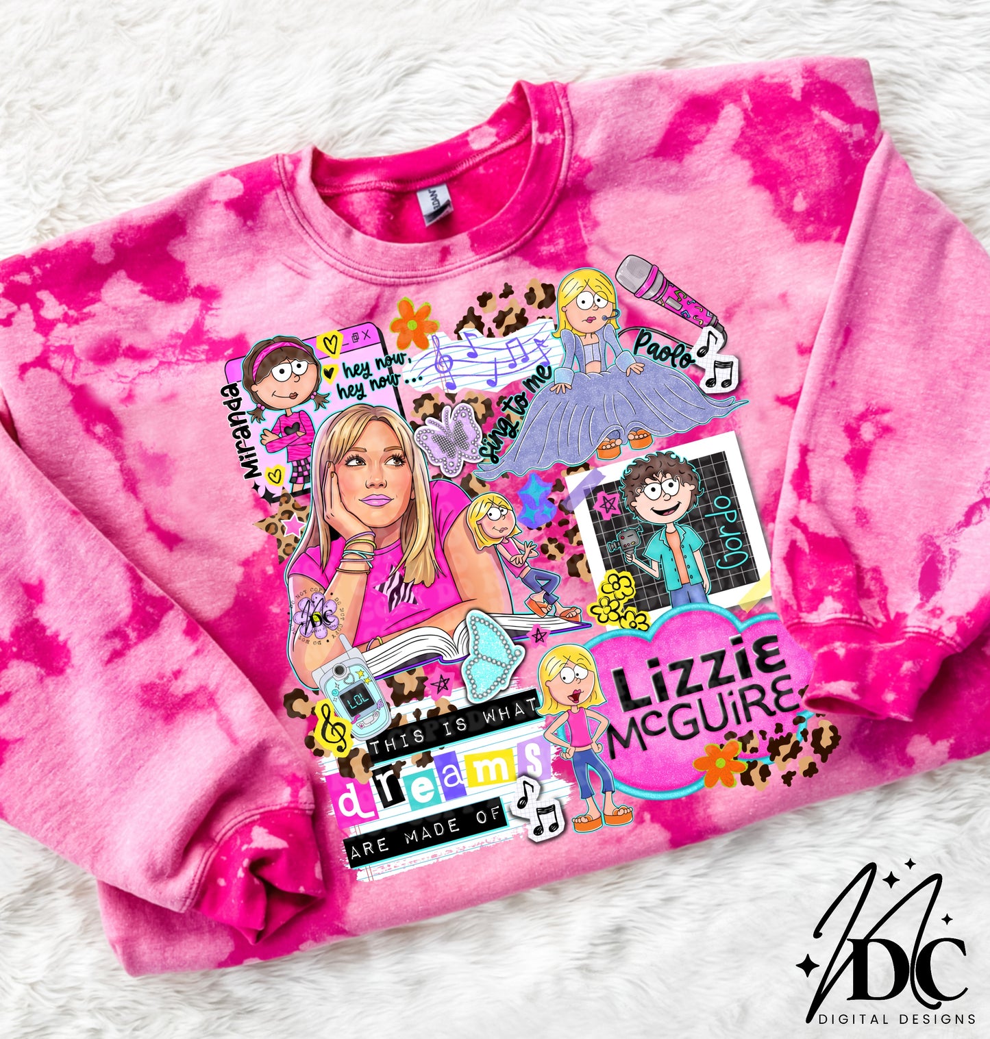 Lizzie M Y2K Collage Digital PNG