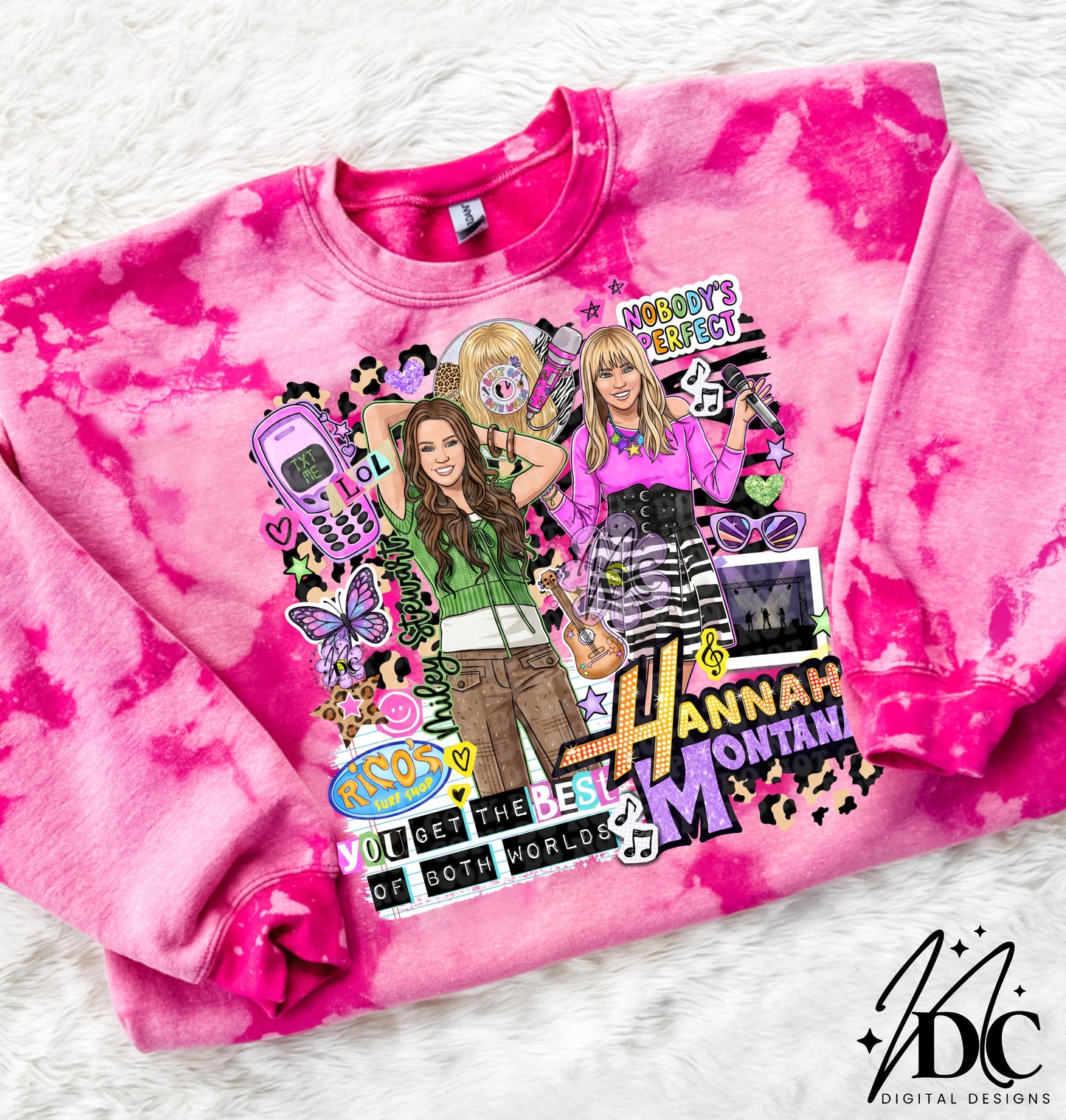 Hannah M Y2K Collage Digital PNG