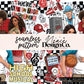 HS Musical Y2K Collage Seamless Digital PNG