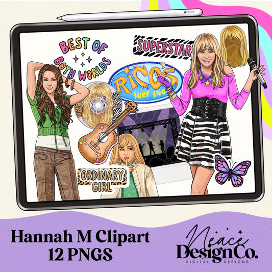 Hannah M Digital Clip Art