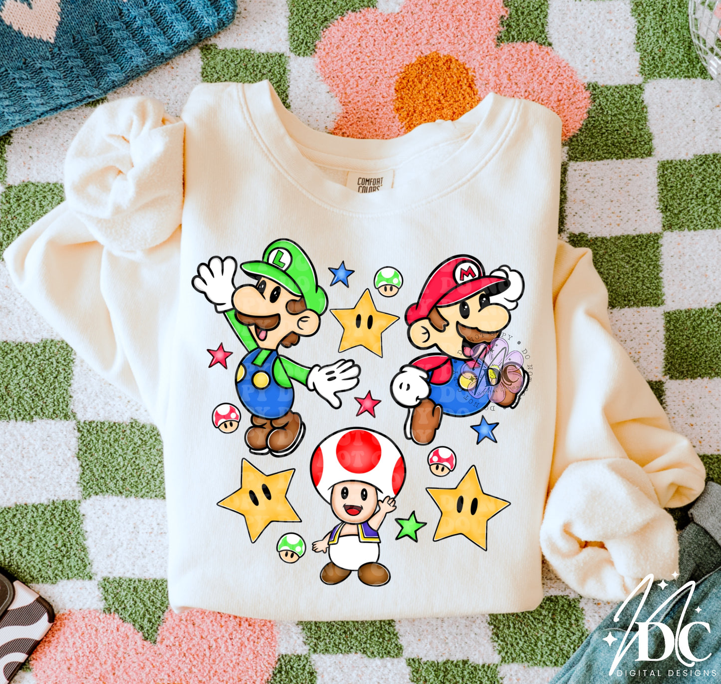Mario and Friends Digital PNG