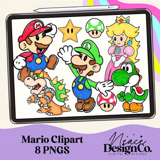Mario Digital Clip Art