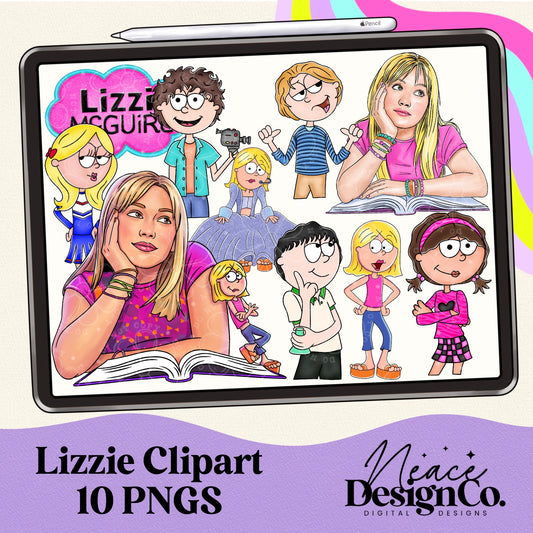 Lizzie Digital Clip Art