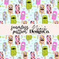 Spooky Popsicles Seamless Digital PNG