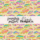 Coastal Preppy Fish Seamless Digital PNG