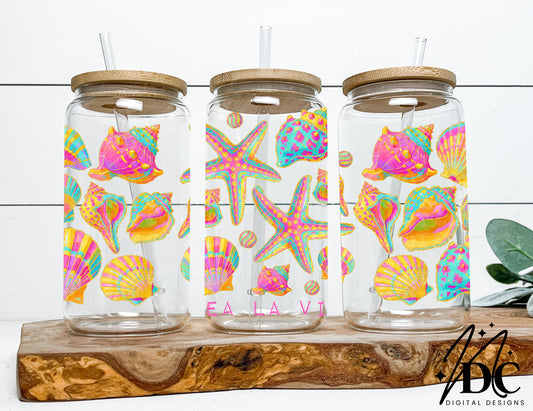 Sea La Vie Glass Can Wrap Digital PNG