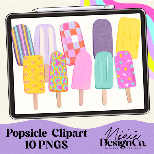 Popsicle Digital Clip Art