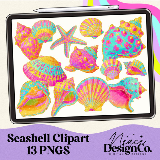 Seashell Digital Clip Art