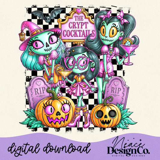 The Crypt Cocktails Digital PNG